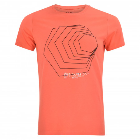 SALE % | Q/S designed by | T-Shirt - Regular Fit - Print | Orange online im Shop bei meinfischer.de kaufen