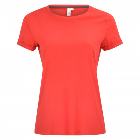 SALE % | Q/S designed by | T-Shirt - Regular Fit - unifarben | Rot online im Shop bei meinfischer.de kaufen