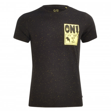 SALE % | Q/S designed by | T-Shirt - Regular Fit - Print | Schwarz online im Shop bei meinfischer.de kaufen