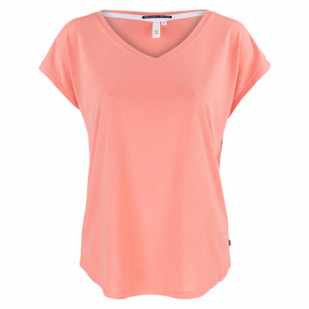 SALE % | Q/S designed by | T-Shirt - Loose Fit - V-Neck | Orange online im Shop bei meinfischer.de kaufen