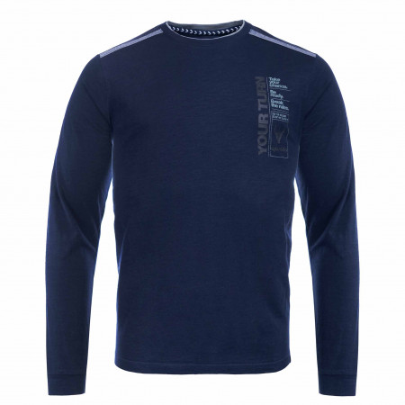 SALE % | QUESTO SAVAGE | Shirt - Modern Fit - unifarben | Blau online im Shop bei meinfischer.de kaufen