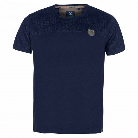 SALE % | QUESTO SAVAGE | Shirt - Regular Fit - unifarben | Blau online im Shop bei meinfischer.de kaufen