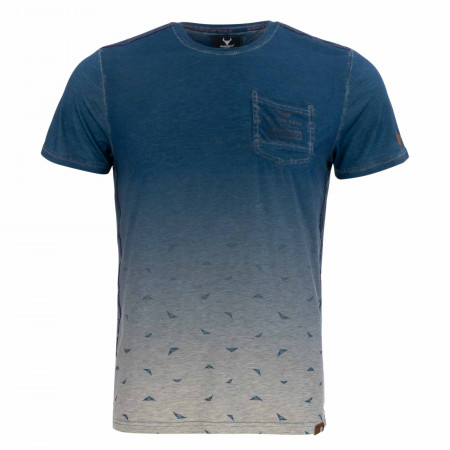 SALE % | QUESTO SAVAGE | T-Shirt - Regular Fit - Crewneck | Blau online im Shop bei meinfischer.de kaufen