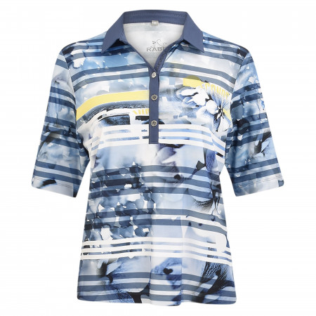 SALE % | Rabe | Poloshirt - Regular Fit - Stripes | Blau online im Shop bei meinfischer.de kaufen