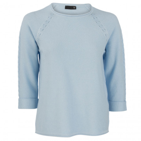 SALE % | Rabe | Pullover - Comfort Fit - 3/4-Arm | Blau online im Shop bei meinfischer.de kaufen