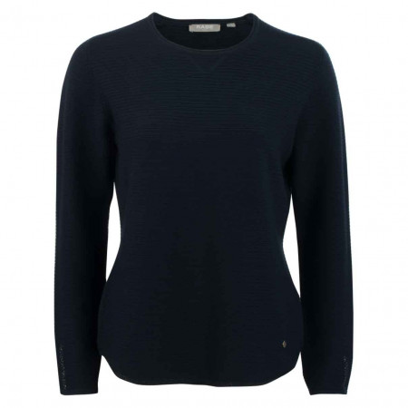 SALE % | Rabe | Pullover - Regular Fit - Ripp-Struktur | Blau online im Shop bei meinfischer.de kaufen