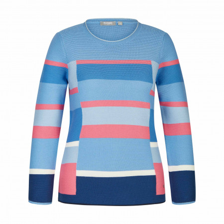 SALE % | Rabe | Pullover - Regular Fit - Muster | Blau online im Shop bei meinfischer.de kaufen