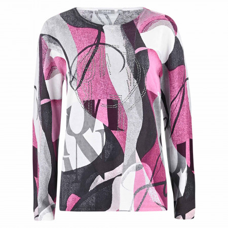 SALE % | Rabe | Pullover - Regular Fit - Print | Pink online im Shop bei meinfischer.de kaufen