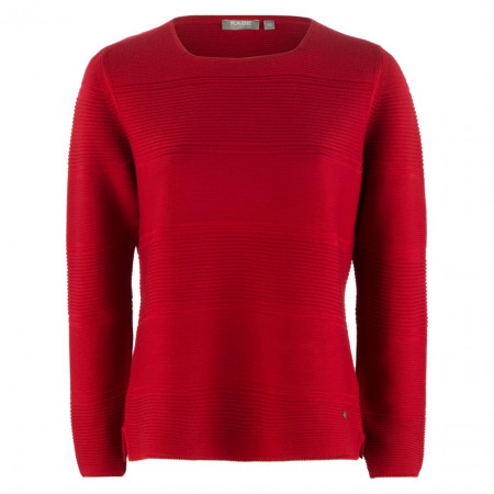 SALE % | Rabe | Pullover - Regular Fit - Ripp-Optik | Rot online im Shop bei meinfischer.de kaufen