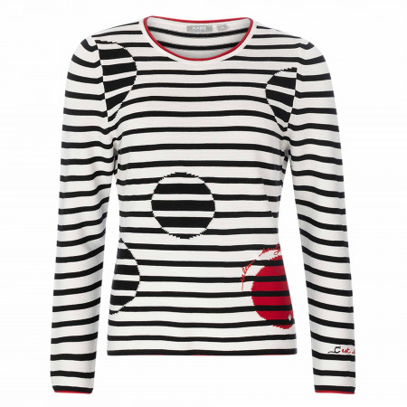 SALE % | Rabe | Pullover - Regular Fit - Stripe | Rot online im Shop bei meinfischer.de kaufen
