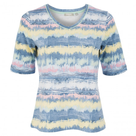 SALE % | Rabe | Shirt - Comfort Fit - Muster | Blau online im Shop bei meinfischer.de kaufen