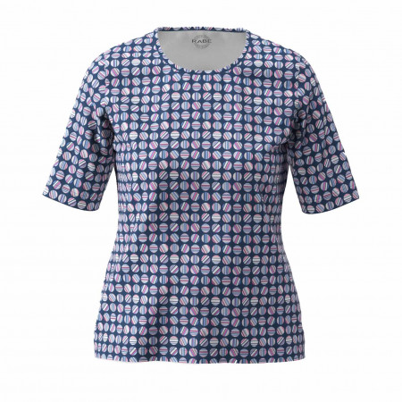 SALE % | Rabe | T-Shirt - Regular Fit - Muster | Blau online im Shop bei meinfischer.de kaufen