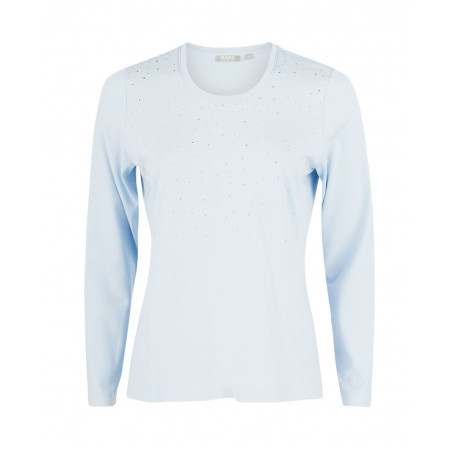 SALE % | Boss Casual | Shirt mit Strassdekor | Blau online im Shop bei meinfischer.de kaufen