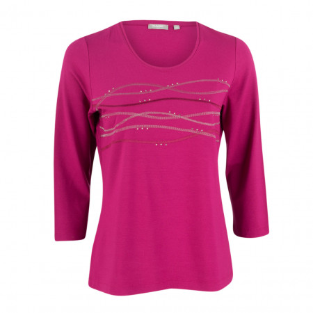 SALE % | Rabe | Jerseyshirt - Regular Fit - 3/4-Arm | Pink online im Shop bei meinfischer.de kaufen