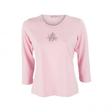 SALE % | Boss Casual | Jerseyshirt - Regular Fit - Strassdekor | Pink online im Shop bei meinfischer.de kaufen
