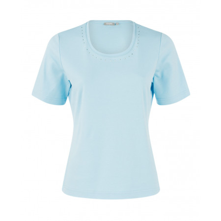 SALE % | Boss Casual | T-Shirt-Nietendekor | Blau online im Shop bei meinfischer.de kaufen