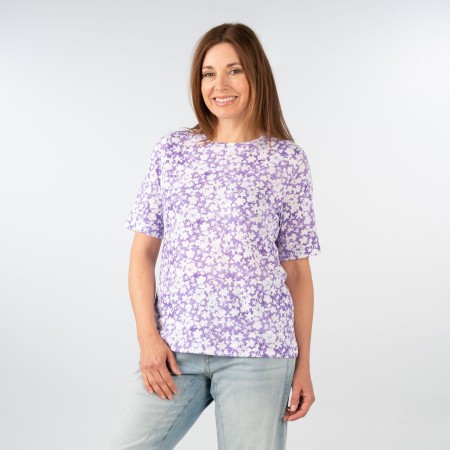 SALE % | Rabe | T-Shirt - Regular Fit - Print | Lila online im Shop bei meinfischer.de kaufen