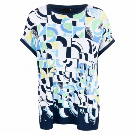 SALE % | Rabe | T-Shirt - Regular Fit - Print | Blau online im Shop bei meinfischer.de kaufen