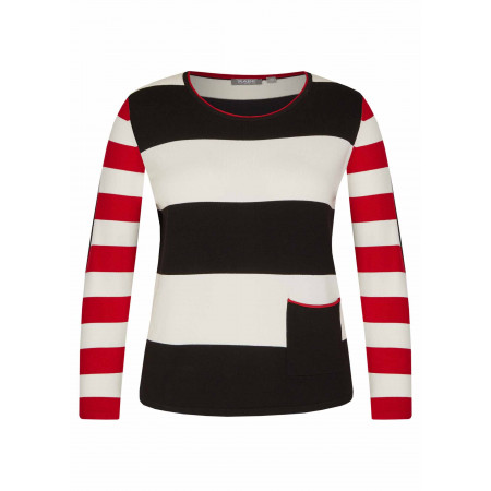 SALE % | Rabe | Pullover - Regular Fit - Stripes | Schwarz online im Shop bei meinfischer.de kaufen