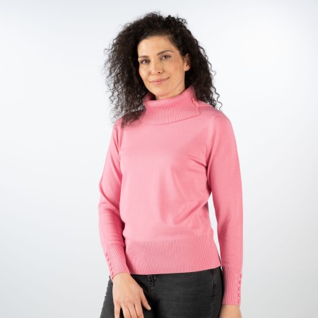 SALE % | Rabe | Pullover - Regular Fit - Rollkragen | Rosa online im Shop bei meinfischer.de kaufen
