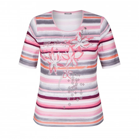 SALE % | Rabe | Shirt - Comfort Fit - Stripes | Rosa online im Shop bei meinfischer.de kaufen