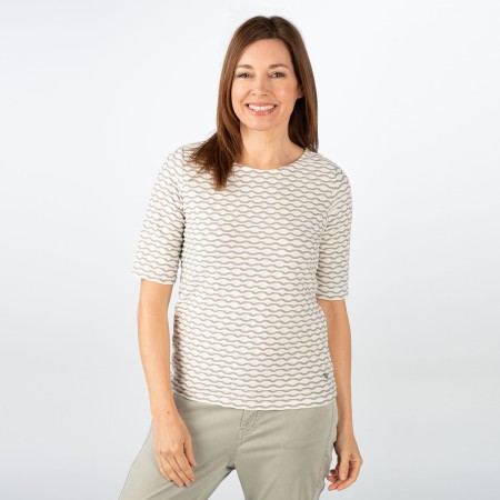 SALE % | Rabe | Sweatshirt - Regular Fit - 1/2 Arm | Beige online im Shop bei meinfischer.de kaufen