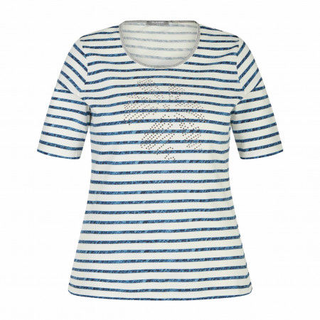 SALE % | Rabe | Shirt - Regular Fit - Stripes | Weiß online im Shop bei meinfischer.de kaufen