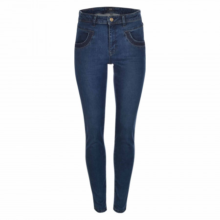 SALE % | Raffaello Rossi | Jeans - Skinny Fit - Asra Deco | Blau online im Shop bei meinfischer.de kaufen