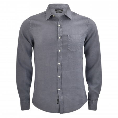 SALE % | Replay | Freizeithemd - Regular Fit - Leinen | Blau online im Shop bei meinfischer.de kaufen