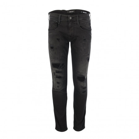 SALE % | Replay | Jeans - Anbass M914 - Slim Fit | Schwarz online im Shop bei meinfischer.de kaufen
