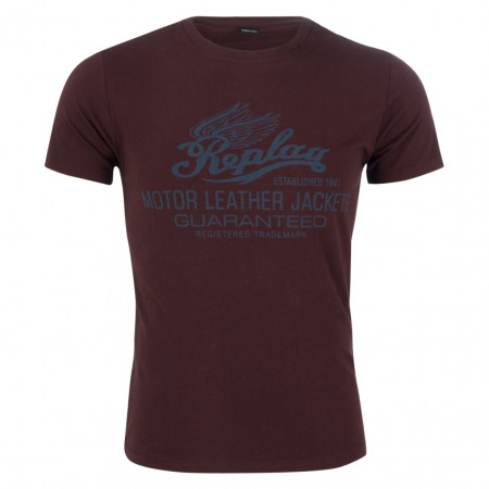 SALE % | Replay | T-Shirt - Regular Fit - Print | Rot online im Shop bei meinfischer.de kaufen