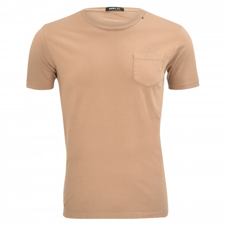 SALE % | Replay | T-Shirt - Regular Fit - Crewneck | Braun online im Shop bei meinfischer.de kaufen