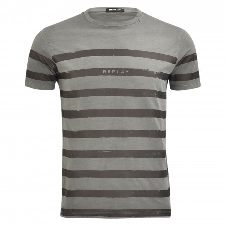 SALE % | Replay | T-Shirt - Regular Fit - Crewneck | Grau online im Shop bei meinfischer.de kaufen