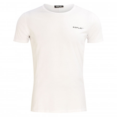 SALE % | Replay | T-Shirt - Regular Fit - Crewneck | Weiß online im Shop bei meinfischer.de kaufen