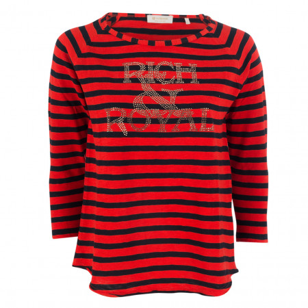 SALE % | Rich&Royal | Pullover - Regular Fit - Strassdekor | Rot online im Shop bei meinfischer.de kaufen