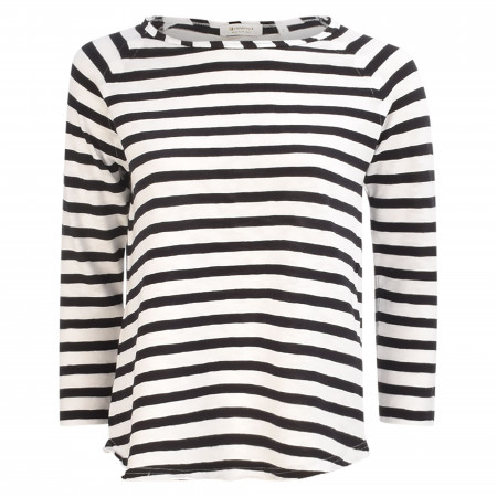 SALE % |  | Shirt - Loose Fit - Stripes | Weiß online im Shop bei meinfischer.de kaufen