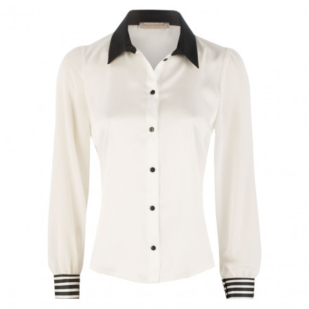 SALE % |  | Bluse - Regular Fit - Hemdkagen | Weiß online im Shop bei meinfischer.de kaufen
