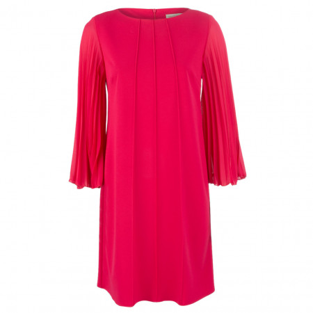 SALE % |  | Kleid - Regular Fit - Plissee-Ärmel | Pink online im Shop bei meinfischer.de kaufen
