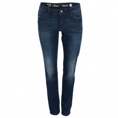 SALE % | s.Oliver | Jeans - Slim Fit - Patches | Blau online im Shop bei meinfischer.de kaufen