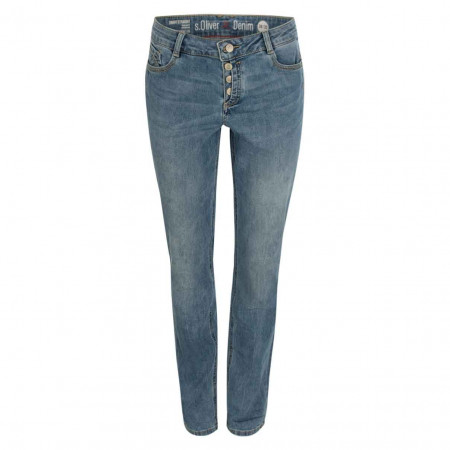SALE % | s.Oliver | Jeans - Straight Fit - 5 Pocket | Blau online im Shop bei meinfischer.de kaufen