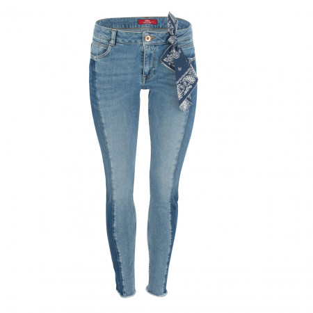 SALE % | s.Oliver | Jeans - Skinny Fit - Bandana | Blau online im Shop bei meinfischer.de kaufen