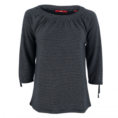 SALE % | s.Oliver | Shirt - Comfort Fit - Stripes | Blau online im Shop bei meinfischer.de kaufen