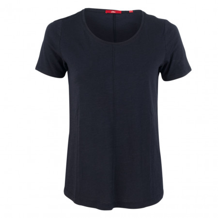 SALE % | s.Oliver | T-Shirt - Regular Fit - Teilungsnaht | Blau online im Shop bei meinfischer.de kaufen