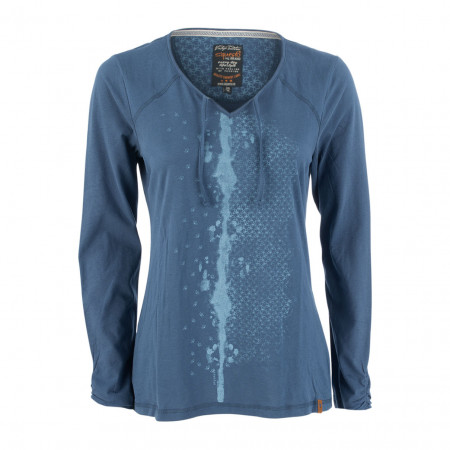 SALE % | s'questo | Shirt - Regular Fit - V-Neck | Blau online im Shop bei meinfischer.de kaufen