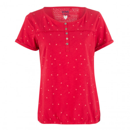 SALE % | s'questo | T-Shirt - Comfort Fit - Muster | Rot online im Shop bei meinfischer.de kaufen