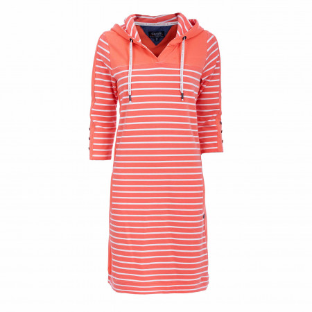 SALE % | s'questo | Sweatkleid - Comfort Fit - Stripes | Orange online im Shop bei meinfischer.de kaufen