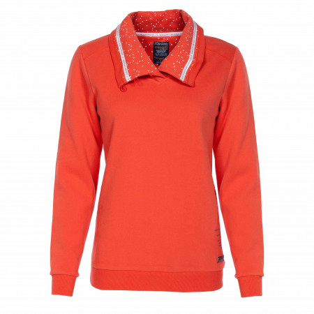 SALE % | s'questo | Sweatshirt - Regular Fit - Material-Mix | Rot online im Shop bei meinfischer.de kaufen
