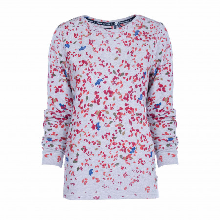SALE % | s'questo | Sweatshirt - Regular Fit - Flowerprint | Rosa online im Shop bei meinfischer.de kaufen