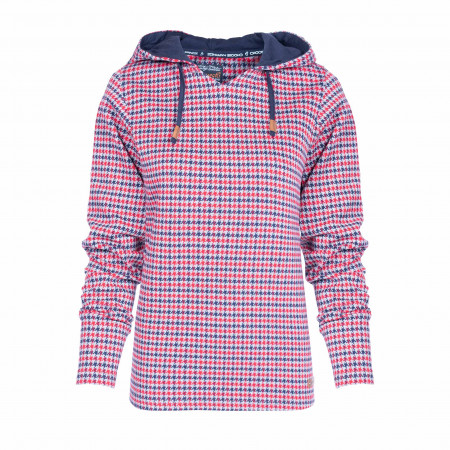 SALE % | s'questo | Sweatshirt - Regular Fit - Minicheck | Pink online im Shop bei meinfischer.de kaufen