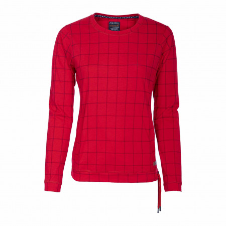 SALE % | s'questo | Sweatshirt - Regular Fit - Muster | Rot online im Shop bei meinfischer.de kaufen